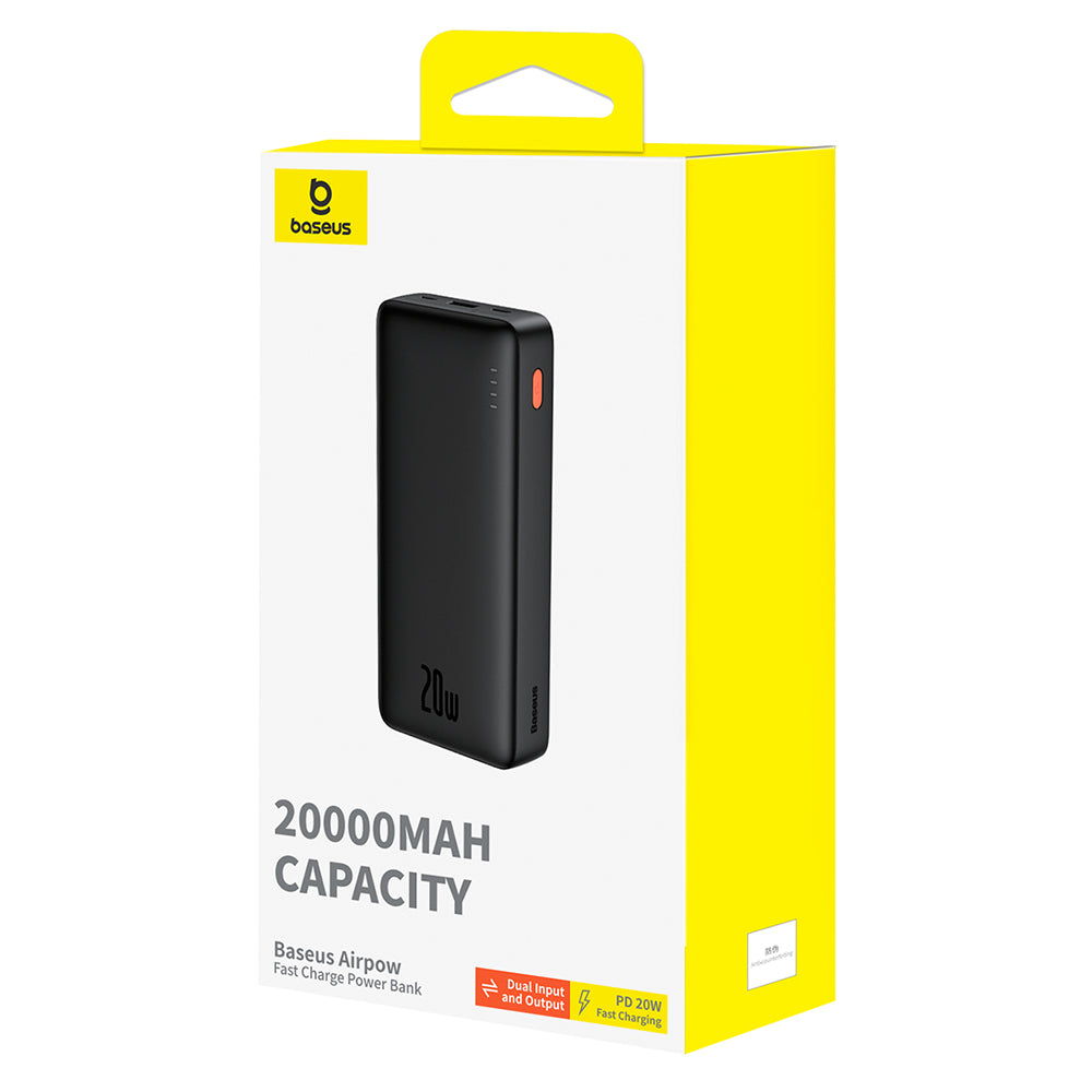 Baseus Star Lord externá batéria, 10000 mAh, 22,5 W, QC + PD, 1 x USB-C - 2 x USB-A, čierna PPXJ100001 