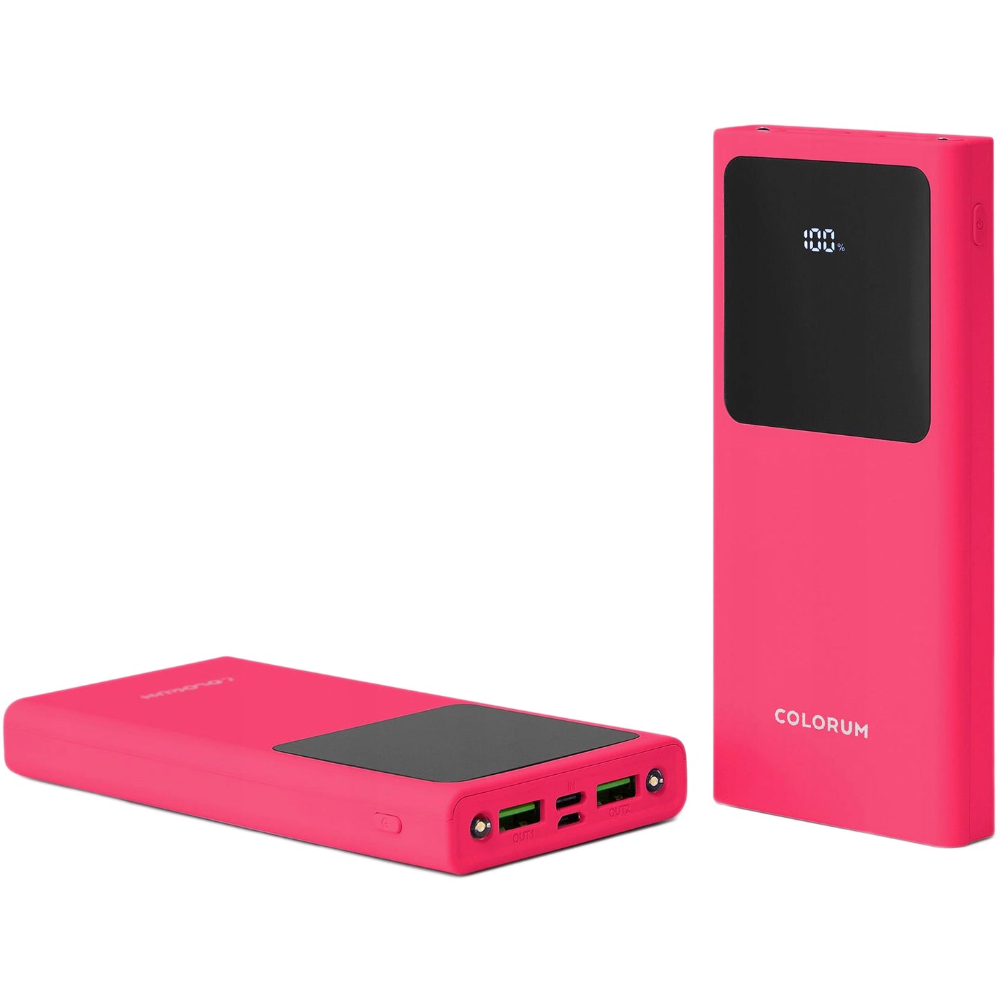 Externá batéria Colourum CPB10-02, 10000 mAh, 10 W, 2 x USB-A, purpurová