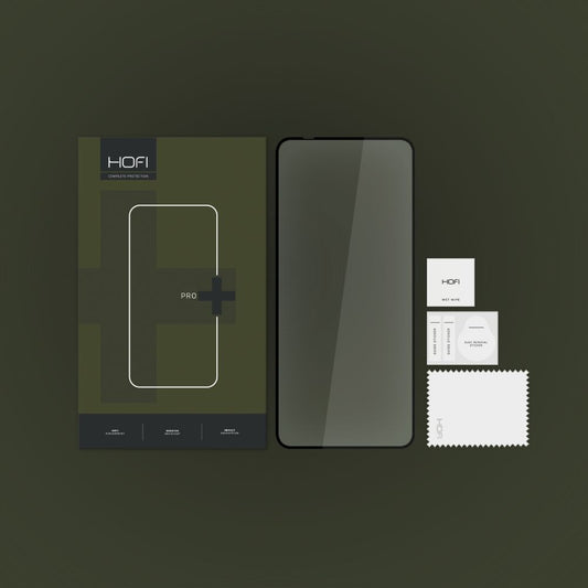 Screen protector HOFI PRO+ for Motorola Moto Moto G84, Shielded Glass, Full Glue, Black 