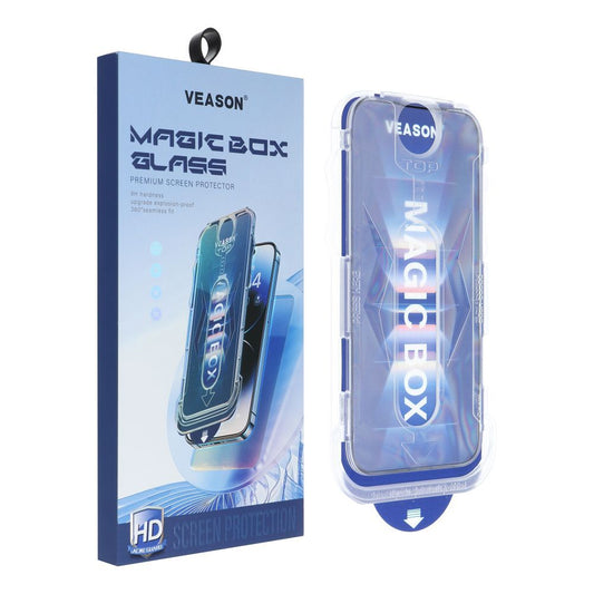 Veason PRO Screen Protector pre Apple iPhone 11 Pro Max, ochranné sklo, plné lepidlo, 6D, čierna 