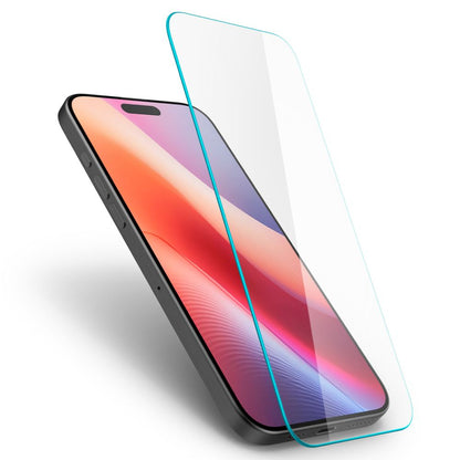 Spigen GlastrR Slim HD Screen Protector for Apple iPhone 16 Pro, Glass Shielded, Full Glue, 2.5D AGL07937 AGL07937