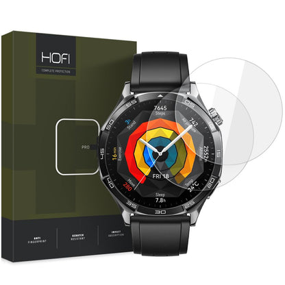 HOFI Glass PRO+ ochranná fólia pre Huawei Watch GT 5 46 mm, sada 2 ks, ochranné sklo 