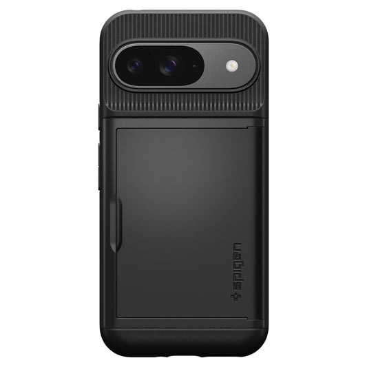 Puzdro pre Google Pixel 9/9 Pro, Spigen, Slim Armor CS, čierne ACS07695 