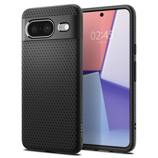 Puzdro pre Google Pixel 8, Spigen, Liquid Air Matte, čierne ACS06274