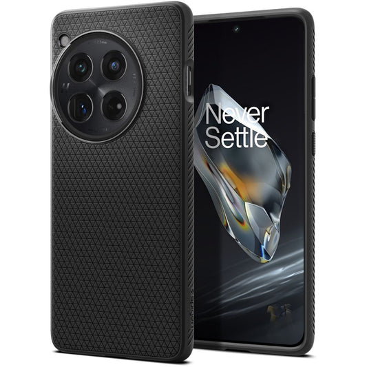 Puzdro pre OnePlus 12, Spigen, Liquid Air, čierne ACS07375 