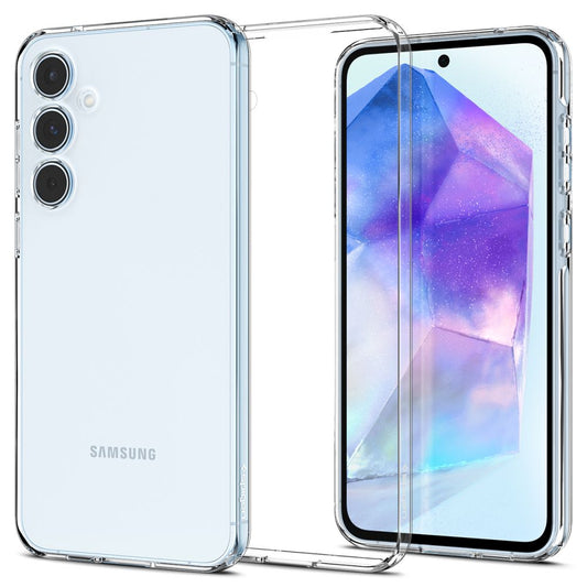 Puzdro pre Samsung Galaxy A55 5G A556, Spigen, Liquid Crystal, Transparent ACS07537 