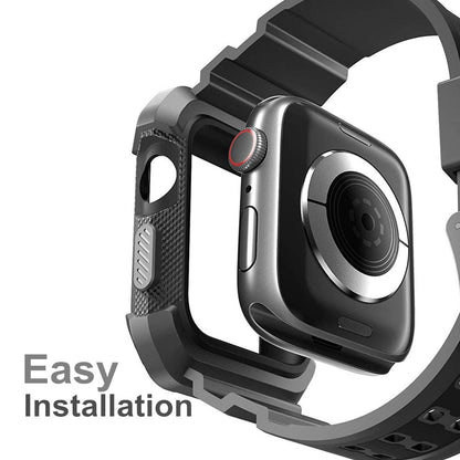 OEM odolné puzdro pre Apple Watch radu 40 mm, ružové
