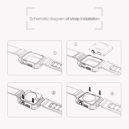 OEM odolné puzdro pre Apple Watch radu 40 mm, ružové