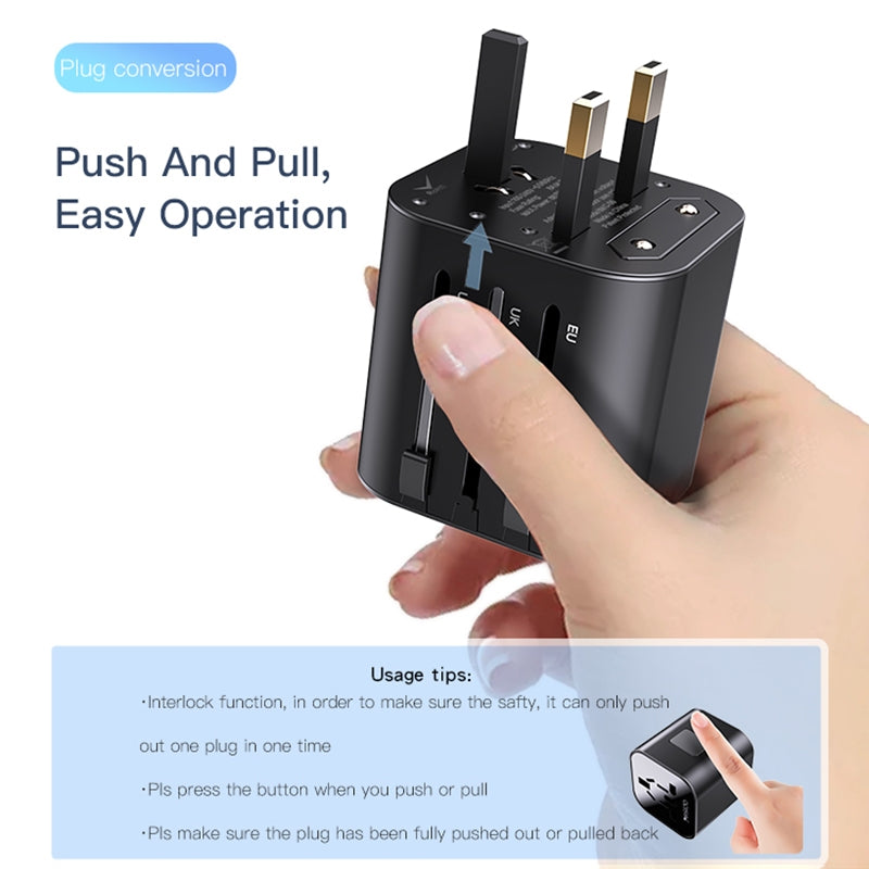 Network Charger Yesido MC09 Travel, Black 