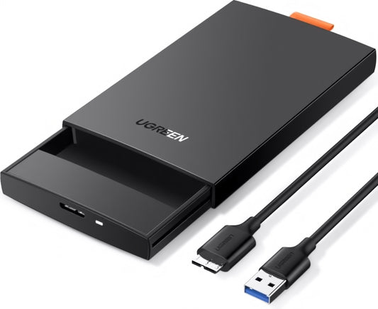 Rack UGREEN CM237 pre HDD / SSD SATA 2,5 palca, USB 3.0, čierny 
