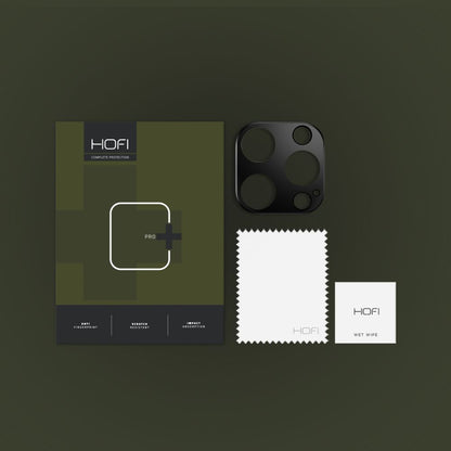 HOFI ALUCAM PRO+ Rámček na ochranu zadnej kamery pre Apple iPhone 16 Pro Max / 16 Pro, čierny 