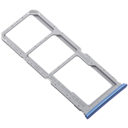 Držiak SIM karty Oppo A16, modrý